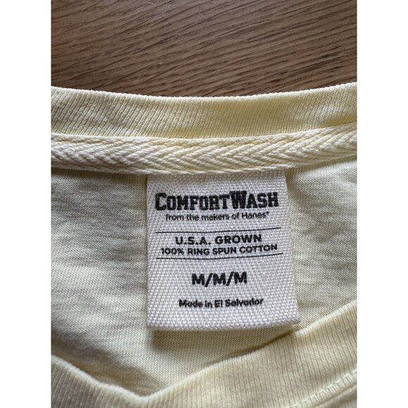 Shelly Cove Save the Turtles Yellow Long Sleeve Shirt Size Medium Comfort Wash - Picture 3 of 11